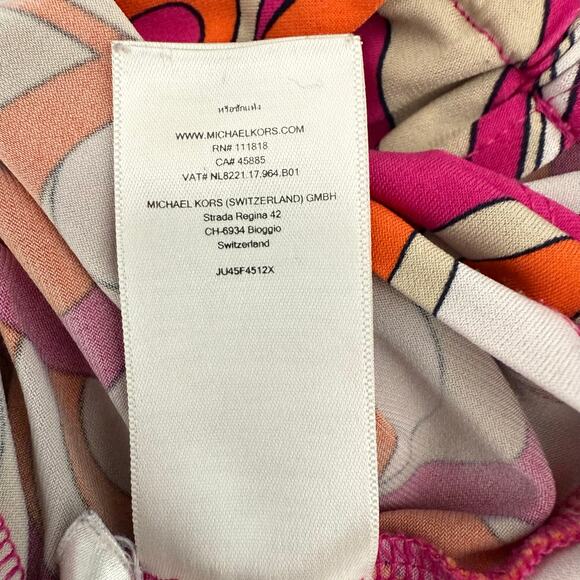 Michael Kors Psychedelic Gold Chain Sleeveless Top L-XL AS-IS* Party Going Out - Picture 9 of 9